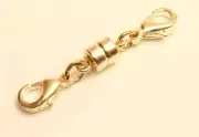 gold filled 5.5 mm Magnetic Clasp with Lobster lock clasp double clasp KB8