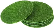 Abaodam 5pcs Synthetic Turf Mat Artificial Moss for Decorative Diorama Micro Landscape Craft Project