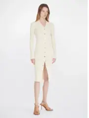Designer BNWT Dion Lee Size S Gradient Rib Cardigan Stunning Women's Dress
