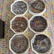 Set of 6 Franklin Mint McDONALD'S COLLECTOR PLATES by Bill Bell