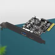 PCIe to USB 3.2 Gen 2 Adapter Card 10 Gbps 2-Port PCI Express Expansion CardinA9