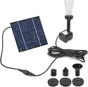 Mini Solar Fountain Pump Water Pump Power Panel Kit Solar Panel Water Pump for Garden Pool