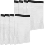 PLAFOPE Notebooks Australia 8 Pack Tear-Off Legal Pad Notebook Yellow Legal Pad Ruled Lines for Office School Home