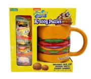 Spongebob Squarepants Krabby Patty Christmas Mug Set