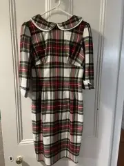 Hell Bunny Tartan Wiggle Dress Size Small