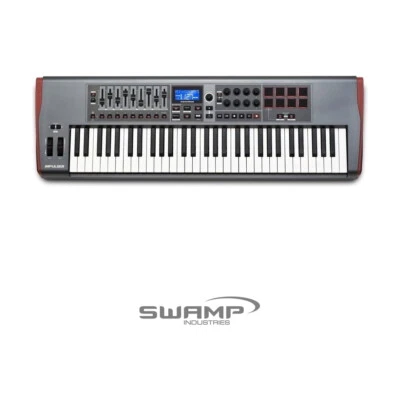 Novation Impulse 61 USB Midi Controller Keyboard 61 Keys HRS Technology Pads
