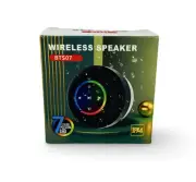Brand New Wireless Speaker BTS07 Pulsating LED - Black NIB