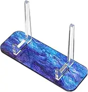 OKUMEYR Acrylic Decorative Display Stand Versatile Plate Holder for Home Decor Stylish Art Display Rack for Small Spaces and Easy to Clean