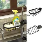 Faucet Rack Free Adjustment Draining Steel Ball Sink Drain Shelf Anti-deform