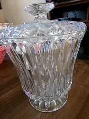 Lead Crystal Ice Bucket with Lid - Block Brand - Made in Poland