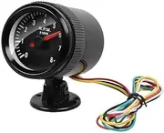 2" 52mm Pointer Tacho Tachometer Gauge Meter with LED Shift Light Fits for Car Vehicle Truck 0-8000 RPM 12V,Tachometer