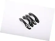 Rynplex, for Skoda, for Superb 3 2016 2017 2018 2019 2020 2021 Chrome Car Side Door Handle Cover Exterior Door Handle(Black 2 Buttons)