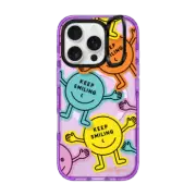 iPhone 16 Pro Impact Ring Stand Case MagSafe Compatible Keep Smiling By Ceizer
