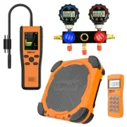 Elitech Leak Detector IR-200+Charging Scale 330LBS LMC-310A+Manifold Gauge DMG-1