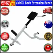 vidaXL Back Extension Bench Home Gym Fitness Body Building Weight Lifting Bench