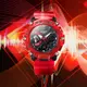 CASIO G-SHOCK 幻象音浪系列碳核心200米計時錶/紅/GA-2200SKL-4A