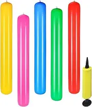 Inflatable Pool Noodle – PVC ABS Blow Up Pool Noodle | Inflatable Noodle Lightweight Design | Pool Noodle Floats Ideal for Swimming, Water Games & Poolside Relaxation