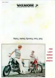 1968 HONDA CB160 -125 TWIN SPORTS ROAD BIKES 2 pge Motorcycle Sales Brochure NCS