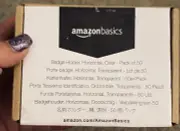 AmazonBasics Clear Badge Holder - Horizontal (Pack of 50)