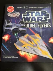 Star Wars Folded Flyers Paper Airplanes Book Makes 30 Starfighters Spaceships