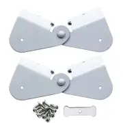 Gutter Downspout Flip-Up Hinge,Gutter Extension Hinge (2 Pack Downspout Hinge)