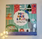 Playtime Ooly Pop! Make & Play Children's Book "Into The Jungle" New Sealed