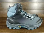 Merrell Women 11M FlexConnect High Waterproof Hiking Boot Blue Vibram Shoes