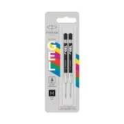 Parker Jotter Original Rollerball Pen Refill Black Pack of 2 2136231