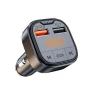 Bluetooth Adapter for Car，Bluetooth FM Transmitter for Car,MP3 Player QC3.0 Q...