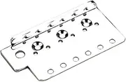 FOMIYES Ponticello Base Plate Tremolo Bridge Plate Lap Steel Guitar Ukulele Bridge Plate Guitar Bridge Plate Part Pickups Bass Guitars Guitar Bridge Parts On The Lap Metal Bushing