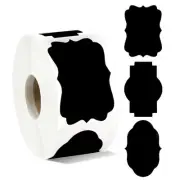 300PCS Chalkboard Labels Erasable Reusable Rectangle Blackboard Stickers9828