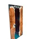 Made To Order Epoxy Table Top Walnut Resin River Table Top Hotel & Restaurant