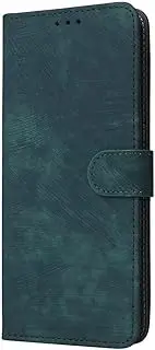 [SEAHAI] Leather Flip Case for Motorola Edge 60 Fusion/Edge 60 5G, Premium PU Wallet Book Folio Ultra-thin Shockproof Cover Kickstand with Credit Card Slots/RFID Protection/Magnetic Close - Green