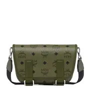mini Aren Visetos monogram messenger bag One size green