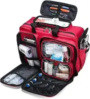 Portable First Aid Kit Bag, Professional Emergency Responder Trauma Bag,with Multiple Pockets Medical Bag, Medicine Storage Bag, for Home, Travel, Outdoor Activities Empty