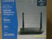 Linksys Dual Band WiFi 5 Router E5400 AC1200 10+Devices Black 1,500 sq ft range