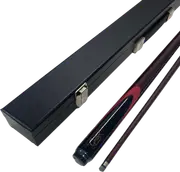 Grafex Supreme Burgundy Multi-Weight System Graphite Pool Snooker Billiard Cue and Black Cue Case