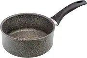 Ballarini 75002-120 Ferrara Saucepan, 6.3 inches (16 cm), Made in Italy, Induction Compatible, One-Handed, Granitium, 5-Layer Coating