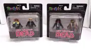 WALKING DEAD MINIMATES SERIES 7 SET OF 2 RICK GRIMES AND MICHONNE