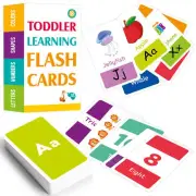 58pcs Flash Cards For Kids ABC Alphabet Toddlers Early Learning Educational