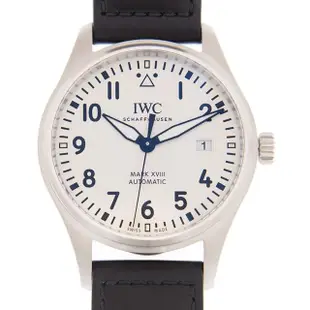 【IWC 萬國錶】馬克十八飛行員腕錶x白x40mm(IW327012)