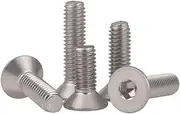 Countersunk Socket Screws Bolts CSK Stainless Steel A2 G304 [M6 x 20mm, 25mm, 30mm, 35mm, 40mm [10 Each / 50 Total]