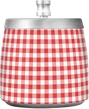 Classic Checkered Red White Ash Tray for Weed, Cigar Ashtrays, Ash Trays for Smokers