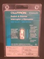 Lutron TG-603PH-WH 3 Way Dimmer Light Toggle Switch White 600 Watt