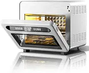 Large Air Fryer Oven, 26L Multifunctional Electric Oven with Intelligent Control, 2050W Counter Top Oven with Rotisserie, 360° 3-Dimensional Baking, 10-in-1 Airfryer Countertop Convection