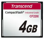 4GB Transcend Industrial Temperature Range CF220I 220X Ultra CompactFlash (SLC)