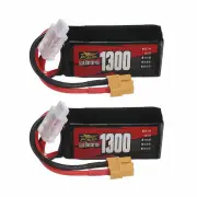 ZOP Power 3S 11.1V 1300mAh 60C 14.43Wh LiPo Battery XT60 Plug for RC Drone