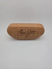 New Maui Jim Brown Beige Eye Glass Sunglasses Case
