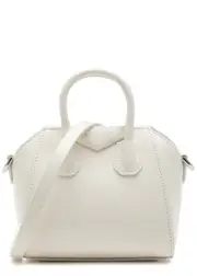 Givenchy Antigona Micro Leather Cross-body bag - Ivory One Size