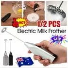 Electric Mini FoamNV Kitchen Milk Frother Egg Beater Stirrer Whisk Drink Mixer
